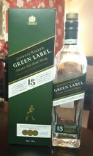 EMPTY JOHNNIE WALKER GREEN Label Empty BOTTLE & BOX! Great Condition FPost EMPTY for sale  Shipping to South Africa