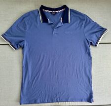 Camisa polo masculina manga curta Ben Sherman The Original azul GG botão colarinho comprar usado  Enviando para Brazil