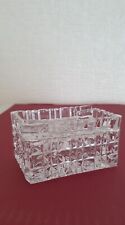 Crystal glass rectangular for sale  ROCHDALE