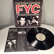 FINE YOUNG CANNIBALS The Raw and The Cooked FYC 1988 Vinil LP MCA 6273 BMG MUITO BOM ESTADO+ comprar usado  Enviando para Brazil