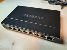 Netgear GS308v3 Black Wired 8-Port Gigabit Ethernet w/ac-adapter #J933 for sale  Shipping to South Africa