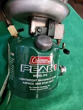 Used, Coleman Peak 1 model 576 backpack cookstove (1-78) & Crown Apple carrying pouch for sale  Shipping to South Africa