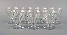 Baccarat, France. Seven Tallyrand glasses in clear mouth-blown crystal glass. for sale  Shipping to South Africa