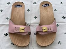 Scholl pink leather for sale  HULL