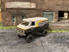 1971 Chevy Van Levantado 4x4 Rusty Weathered Custom 1/64 Diecast Truck Barn Find comprar usado  Enviando para Brazil