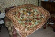 Patchwork throw quilt for sale  WIGAN