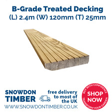 Reject treated decking for sale  BANGOR