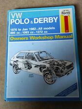 Haynes manual polo for sale  POOLE