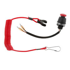 Universal Boat Outboard Engine Motor Kill Stop Switch with Safety Tether Lanyard for sale  Shipping to South Africa