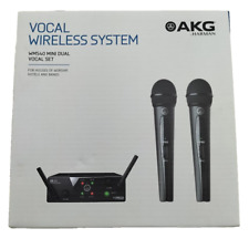 Juego de micrófonos inalámbricos AKG modelo WMS40 PRO MINI2 CONJUNTO DE VOZ DOBLE USADO segunda mano  Embacar hacia Argentina