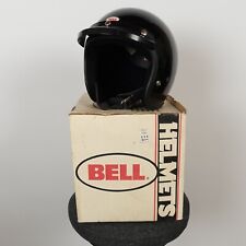 Viseira capacete vintage Bell Magnum 3 III preta Snell 75 tamanho 8 64 motocicleta MX comprar usado  Enviando para Brazil