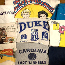 Roupas vintage T-shirt Lote Revenda Atacado Single Stitch nos Champion Duke Unc Tee comprar usado  Enviando para Brazil