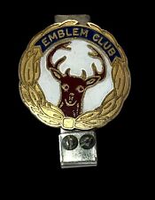 Vintage elks emblem for sale  Uxbridge