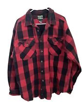 Used, Gander Mountain Guide Series  Shirt Mens 2XL Tall Red Flannel Buffalo Plaid for sale  Shipping to South Africa