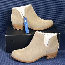 Sorel Lolla II Cut-Out Khaki Suede Boots Women's Size 6 for sale  Shipping to South Africa