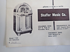 1955 shaffer music for sale  Longmont
