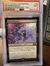 PSA 9 Mint Bitterblossom Ultimate Masters MTG Foil Mythic Rare for sale  Shipping to South Africa