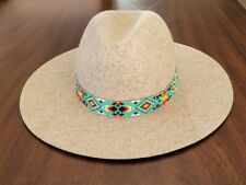 Faixa de chapéu frisado Western Seed ajuste faixa de chapéu cowboy sudoeste faixa de chapéu multicolorida comprar usado  Enviando para Brazil