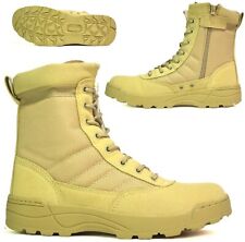 MENS TACTICAL WORK POLICE ARMY COMBAT SECURITY LADIES MILITARY BOOTS SHOES 3-11 myynnissä  Leverans till Finland