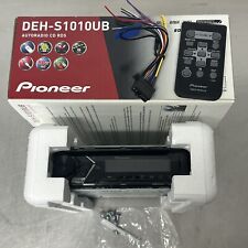 Reproductor de CD Pioneer DEH-S1010UB 200 W estéreo para automóvil radio AM FM MP3 USB auxiliar y remoto segunda mano  Embacar hacia Argentina