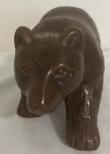 Ceramic Brown Bear Figurine Grizzly Bear Woodland Animal Cabin Decor fast ship for sale  Shipping to South Africa