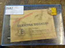 Electra beckum spindle for sale  UK