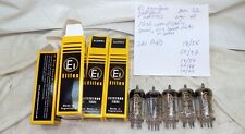 5 NOS Ei Telefunken ECC83 12AX7 Tubes Long Plates 2A1 Code Tested TV-7/U for sale  Shipping to South Africa