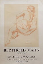 Berthold mahn affiche d'occasion  Paris IX