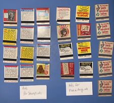 Full matchbooks lot for sale  Indianapolis
