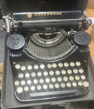 Used, 1920s Antique Underwood Standard Portable Typewriter Vintage with case for sale  Shipping to South Africa