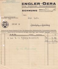 Gera rechnung 1940 gebraucht kaufen  Leipzig