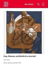 CUP, GLASSES, AND BOTTLE (LE JOURNAL) PARIS, SPRING ~ SUMMER 1914 ULTRA RARE HTF for sale  Shipping to South Africa