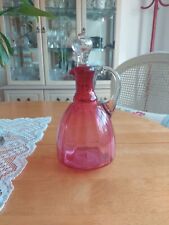 Antique cranberry glass for sale  GRAYS