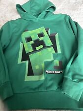 Minecraft hoodie green for sale  FOREST ROW