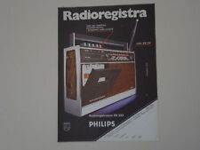 advertising Pubblicità 1973 RADIO PHILIPS RR 332, usato usato  Salerno