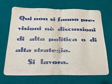 Cartello unione fascista usato  Cuneo