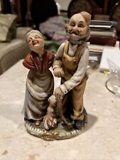 Vintage Old Man And Women, Marked Ucgc,7.5” Tall, used for sale  Shipping to South Africa