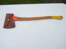 GENUINE NORLUND SINGLE BIT CAMP AXE CAMPER ORIGINAL 25" HANDLE WITH SHEATH, used for sale  Shipping to South Africa