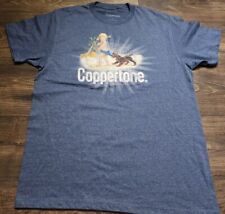 Usado, Camiseta masculina logotipo protetor solar bebê L Coppertone feita nos EUA comprar usado  Enviando para Brazil