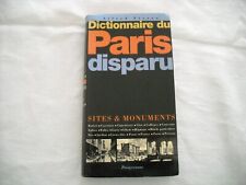 Dictionnaire paris disparu d'occasion  Toulon-