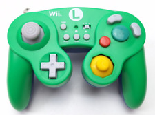 Controle HORI oficial Nintendo Wii U Luigi Gamecube WIU-075 com fio verde/azul, usado comprar usado  Enviando para Brazil