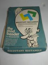 Vintage Waddingtons Mind Bender Jogo de Puzzle RELUCTAND RECTANGLE 1970 comprar usado  Enviando para Brazil