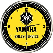 Zegar ścienny Yamaha Sales Service, zegar, garaż, warsztat, dekoracja na sprzedaż  PL