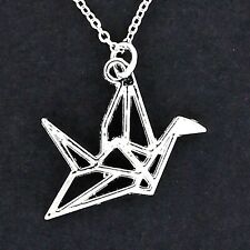 Origami crane necklace for sale  Loudon