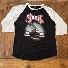 Camiseta de beisebol Ghost Band grande manga raglan preta branca metal Opeth comprar usado  Enviando para Brazil