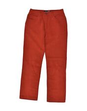 MARINA YACHTING Mens Straight Casual Trousers W30 L30 Red Cotton AZ07 for sale  Shipping to South Africa