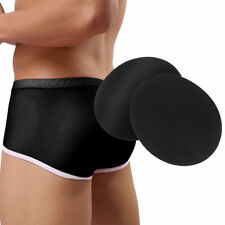 Almofadas masculinas removíveis de espuma traseira para boxer cueca 6" comprar usado  Enviando para Brazil