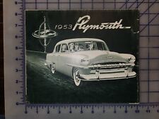 1953 plymouth brochure for sale  Suffolk