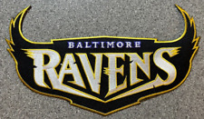Parche con logotipo de texto del equipo de 8,75" de colección fútbol americano de la NFL 1996-98 era de Baltimore Ravens segunda mano  Embacar hacia Argentina