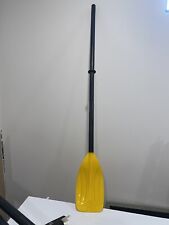 Bestway Canoe Kayak Rafting plastic Paddle 48" Long ~ Yellow Black Used, used for sale  Shipping to South Africa